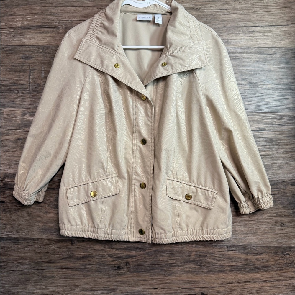 Chico's Beige Utility Jacket‎